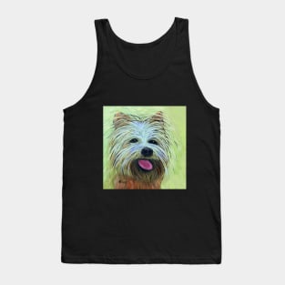 Yorkshire Terrier Abstract Tank Top